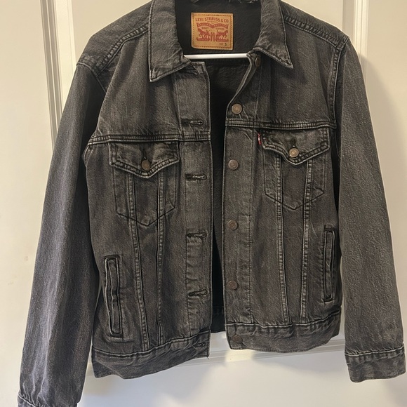 Levi's Other - Levi's Black Denim Jacket - Classic Trucker Style